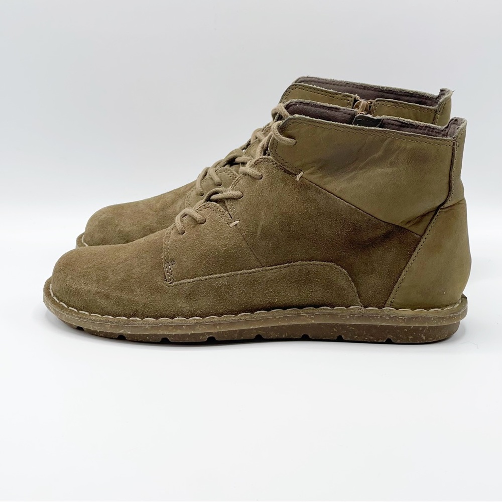 Clarks Tamitha suede lace up booties